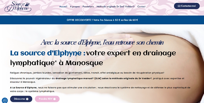 La source d'Elphyne à Manosque